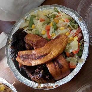 a variety of food items