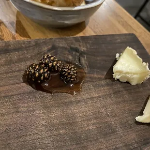 Pine cones pair with our cheese.