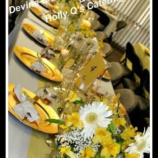 Anniversary dinner for a beautiful couple.