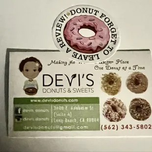 menu, donuts