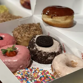 Blackberry and Raspberry Donuts