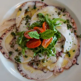 Octopus carpaccio
