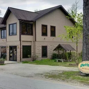 the front of the restaurant