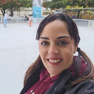 A view from the ice rink