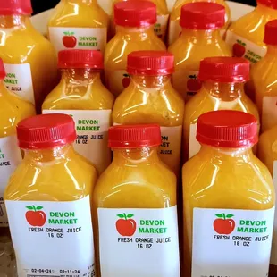 squeeze the day with our refreshing homemade orange juice!