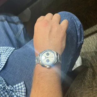 My husbands new Bulova.