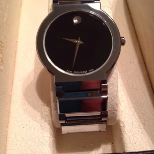 Love my Movado "Valor" Tungsten Carbide