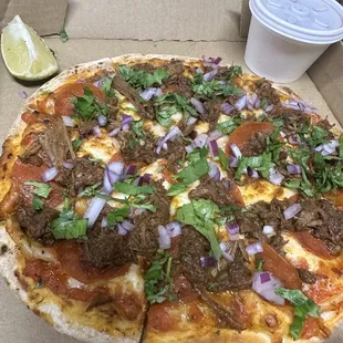Birria pizza