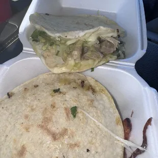 Mulita chile verde