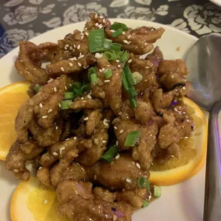 Orange chicken