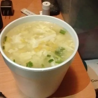 23. Corn Tofu Egg Drop Soup