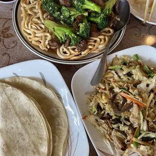 87. Beef Broccoli Pan Fried Noodle