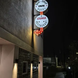 outside