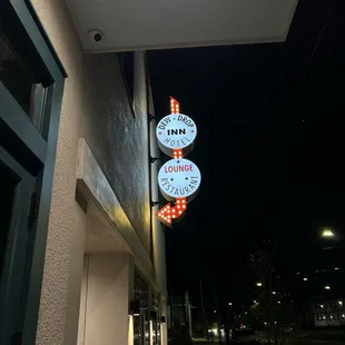 outside
