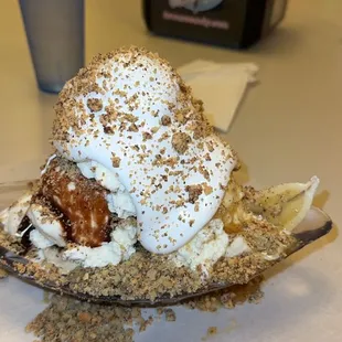 Traditional Banana Split