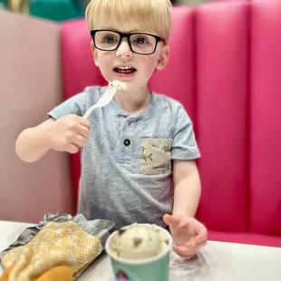 Single scoop cookie dough