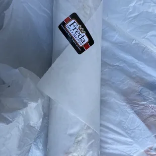 a roll of waxed paper