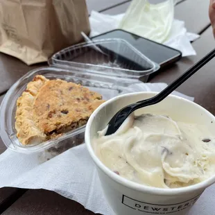 Bourbon ball ice cream and Kentucky pie.