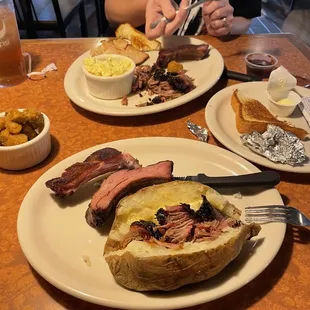 Pick 3 Meat Combo; plenty for my wife &amp; I to split!