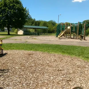 Bathroom near playground