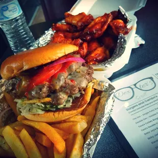 burgers, food