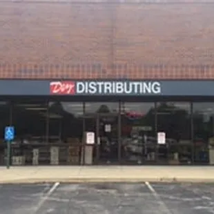 The entrance to the Lenexa Dey Distributing.