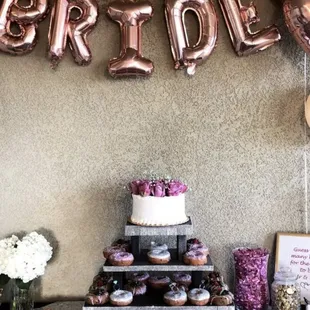 Bridal shower donuts.