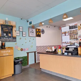 Coffee Station is full service with choices of flavored cleaners and sugar substitute and most of all clean.