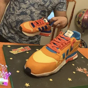 With actual shoe comparison