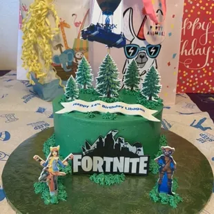 Fortnite Birthday cake