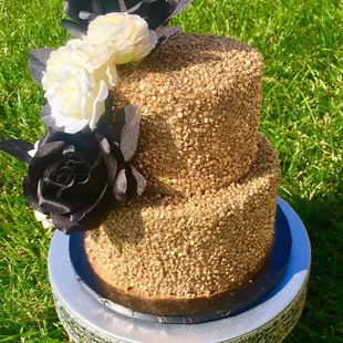 a three tiered cake