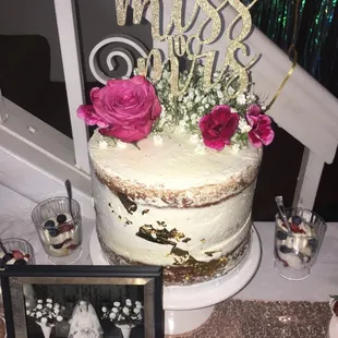 a wedding cake