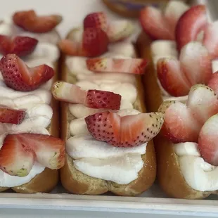 Marscapone filled bars