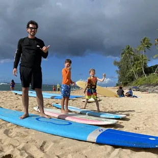 Surfing Oahu's North Shore.