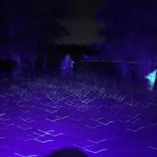 A zombie waiting to get hit.