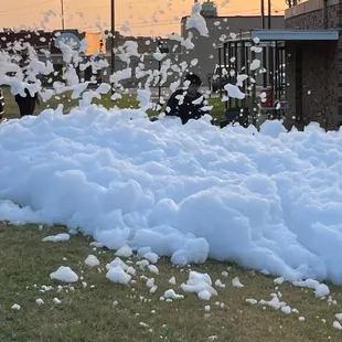 Tons of foam!
