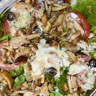 chicken shawarma salad