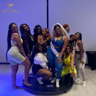 Club lighting to capture pictures and set the tone! Www.dfwpoledanceparties.com