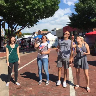 A scavenger hunt across the train tracks in Downtown Plano is a great way to let off some steam.