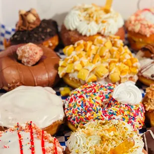 Assortment of donuts