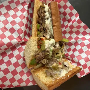 Philly Green Chile Cheese Steak
