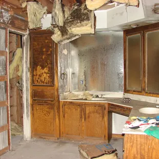 Fire, Smoke damage restoration- before picture