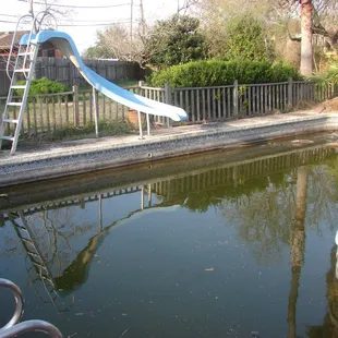 Restoration of swimming pool- before picture