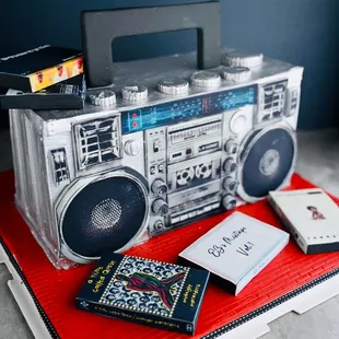 Boombox cake