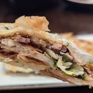 Scallion Pancake with Slice Beef