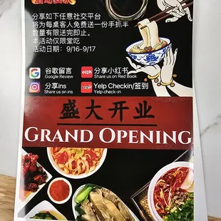 GRAND OPENING