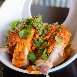 chicken wings and fried chicken, food