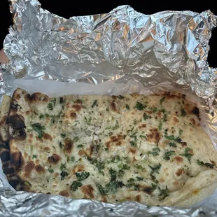 Garlic naan