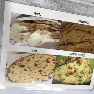 menu, pancakes