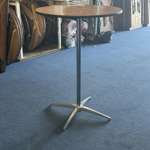 Wooded bar tables